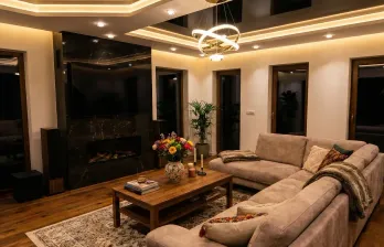 Zdjęcie fantastycznie wyglądającego mieszkania